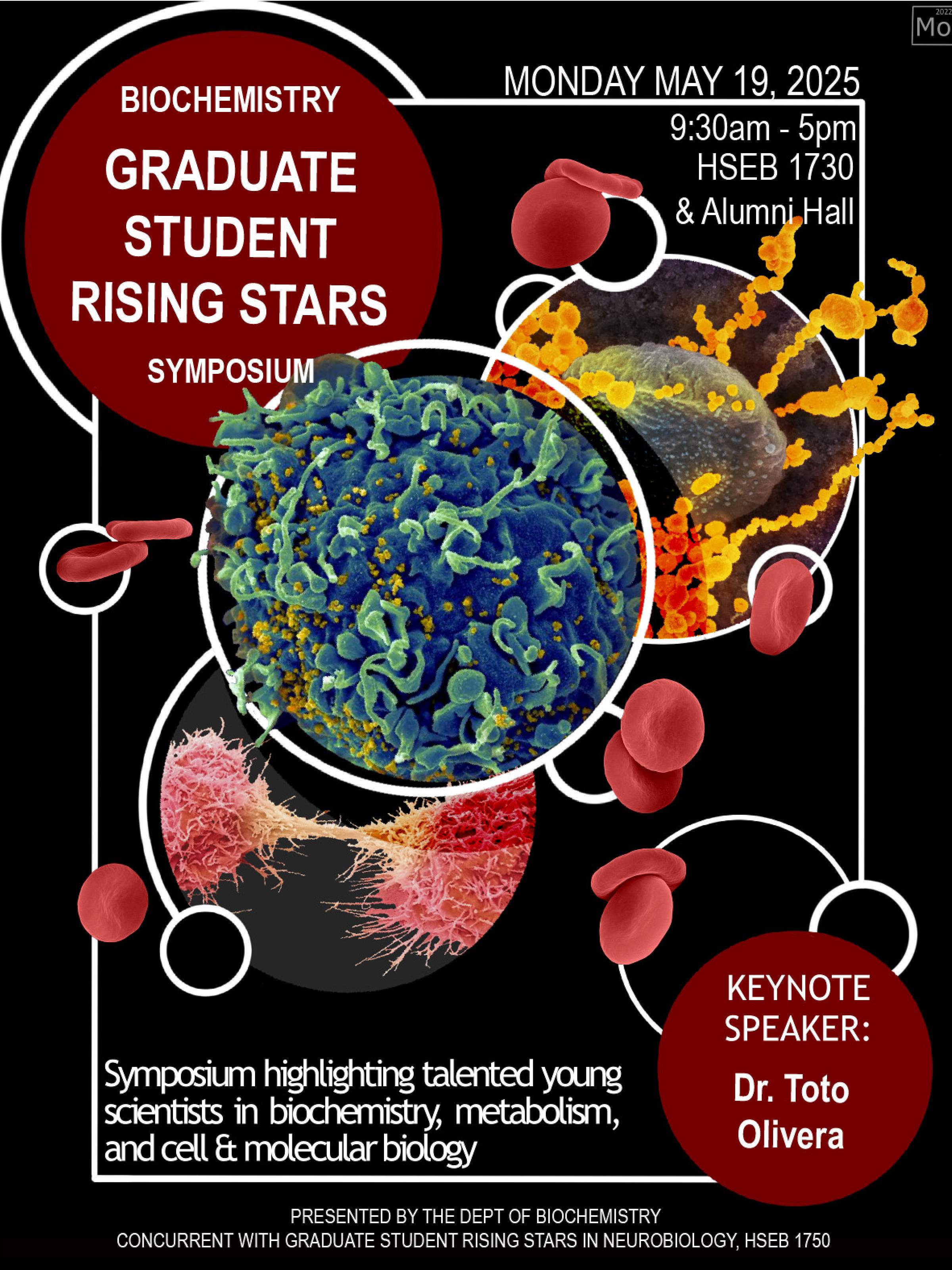 Graduate Student Rising Stars Symposium and the Pace Keynote lecture featuring Utah’s own Toto Olivera